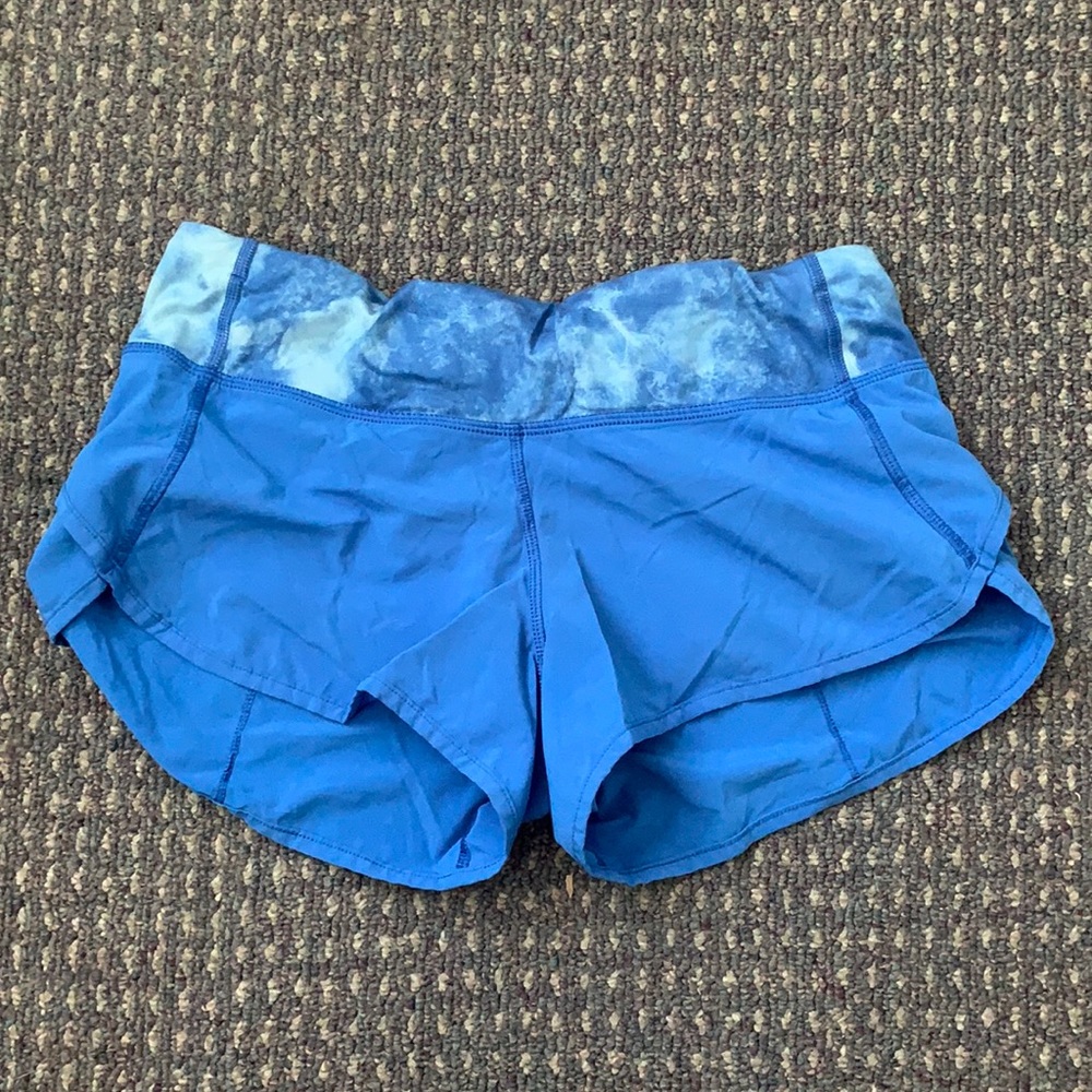 Lululemon 2.5in speed up shorts